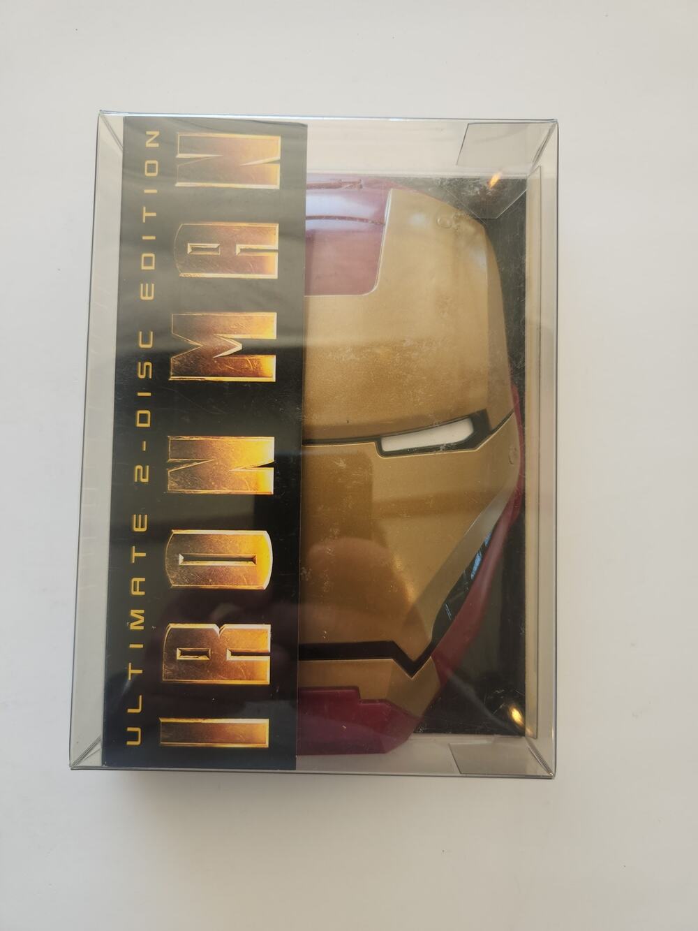 Iron Man Ultimate 2 Disc Edition Mask Case Marvel Movie Collectible Helmet Set